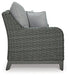 Elite Park Outdoor Loveseat with Cushion - BWO Furniture & Mattresses