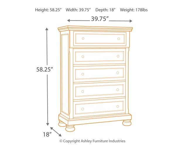 Flynnter Chest of Drawers - BWO Furniture & Mattresses