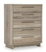 Hasbrick Wide Chest of Drawers - BWO Furniture & Mattresses