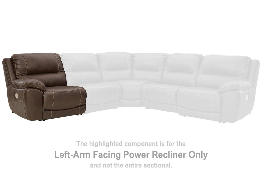 Dunleith 3-Piece Power Reclining Loveseat with Console - BWO Furniture & Mattresses