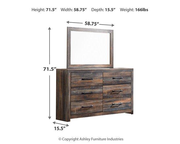 Drystan Dresser and Mirror - BWO Furniture & Mattresses