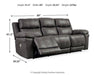 Erlangen Power Reclining Sofa - BWO Furniture & Mattresses