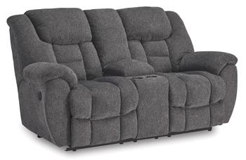 Foreside Reclining Loveseat with Console - BWO Furniture & Mattresses