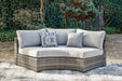 Harbor Court Curved Loveseat with Cushion - BWO Furniture & Mattresses