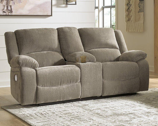 Draycoll Power Reclining Loveseat with Console - BWO Furniture & Mattresses