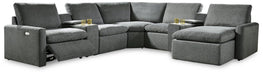 Hartsdale Power Reclining Sectional with Chaise - BWO Furniture & Mattresses