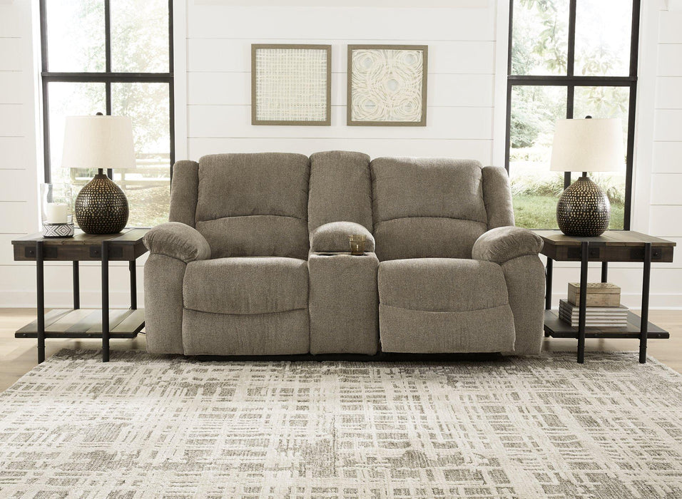 Draycoll Reclining Loveseat with Console - BWO Furniture & Mattresses