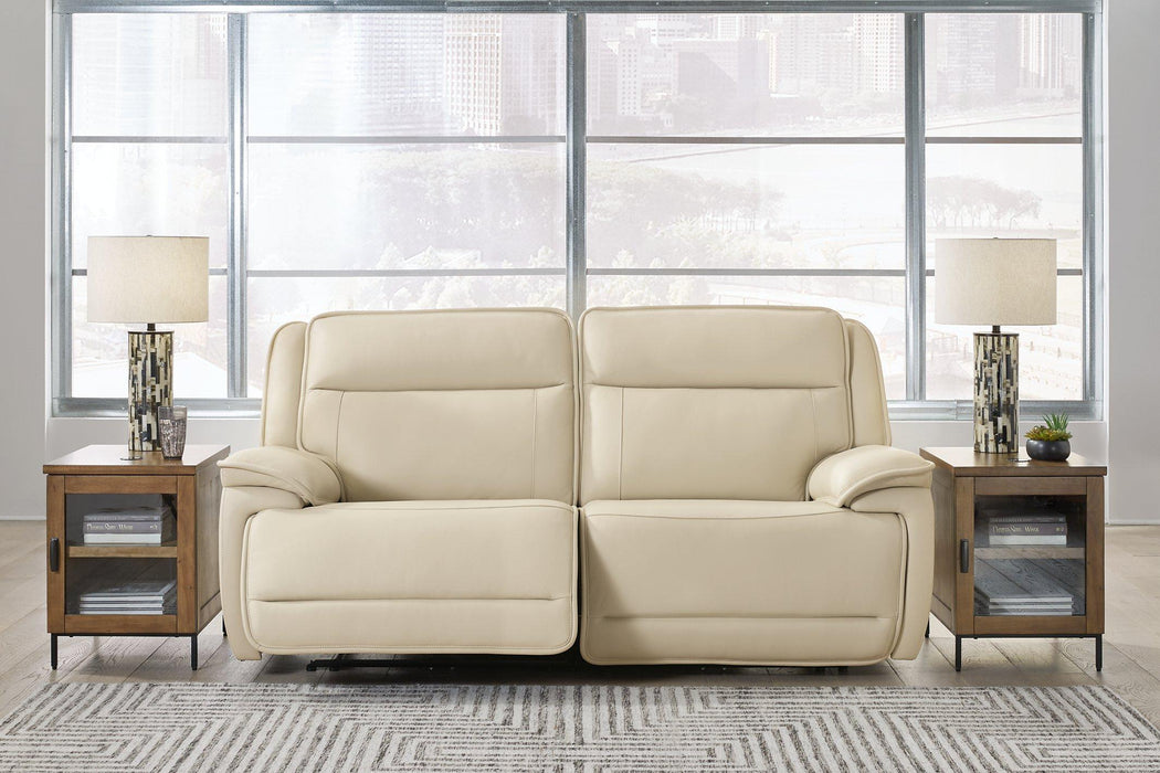 Double Deal Power Reclining Loveseat Sectional - BWO Furniture & Mattresses