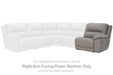 Dunleith 3-Piece Power Reclining Sectional Loveseat with Console - BWO Furniture & Mattresses