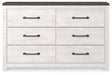 Gerridan Dresser and Mirror - BWO Furniture & Mattresses