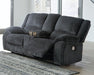 Draycoll Power Reclining Loveseat with Console - BWO Furniture & Mattresses