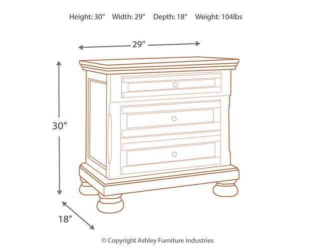 Flynnter Nightstand - BWO Furniture & Mattresses