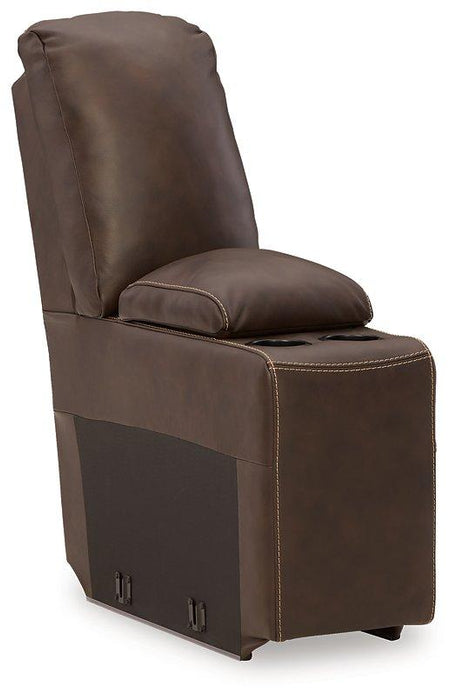 Dunleith Power Reclining Loveseat with Console - BWO Furniture & Mattresses