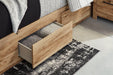 Hyanna Panel Storage Bed with 1 Under Bed Storage Drawer - BWO Furniture & Mattresses