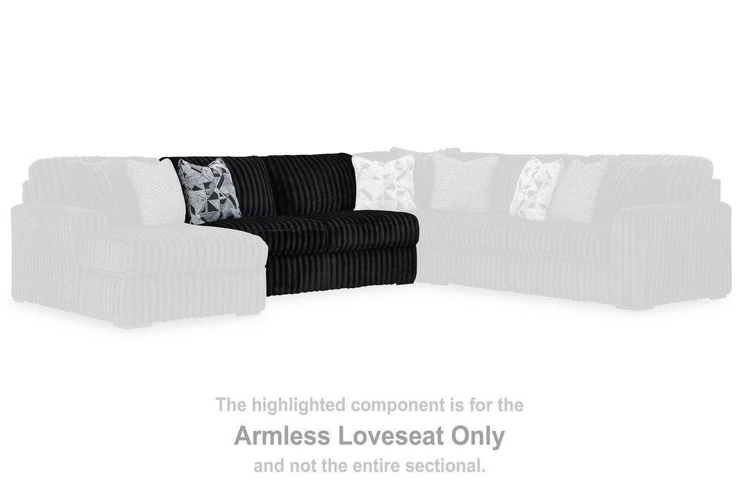 Midnight-Madness Sectional with Chaise - BWO Furniture & Mattresses