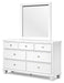 Fortman Dresser and Mirror - BWO Furniture & Mattresses