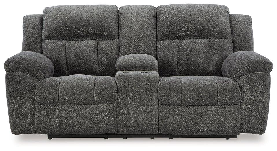 Frohn Reclining Loveseat with Console - BWO Furniture & Mattresses