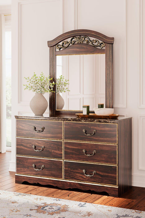 Glosmount Dresser and Mirror - BWO Furniture & Mattresses