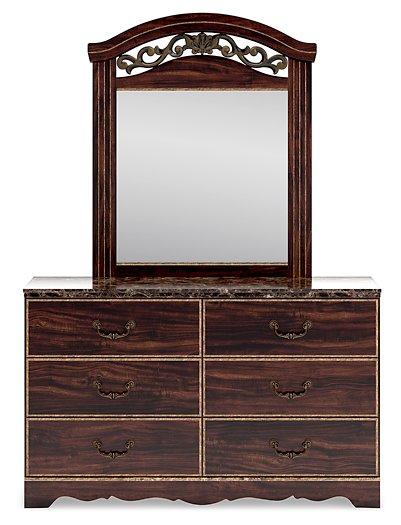 Glosmount Dresser and Mirror - BWO Furniture & Mattresses