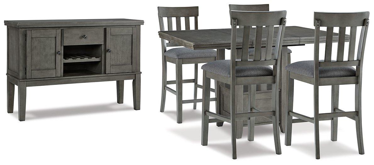 Hallanden Counter Height Dining Room Set - BWO Furniture & Mattresses