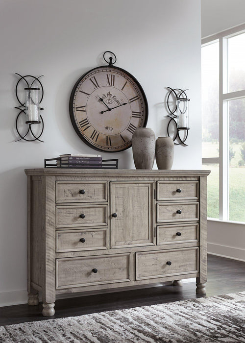 Harrastone Dresser and Mirror - BWO Furniture & Mattresses