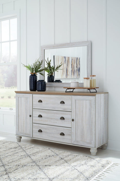 Haven Bay Dresser and Mirror - BWO Furniture & Mattresses