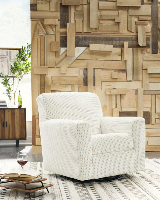 Herstow Swivel Glider Accent Chair - BWO Furniture & Mattresses