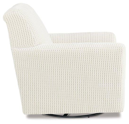 Herstow Swivel Glider Accent Chair - BWO Furniture & Mattresses