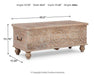 Fossil Ridge Storage Bench - BWO Furniture & Mattresses