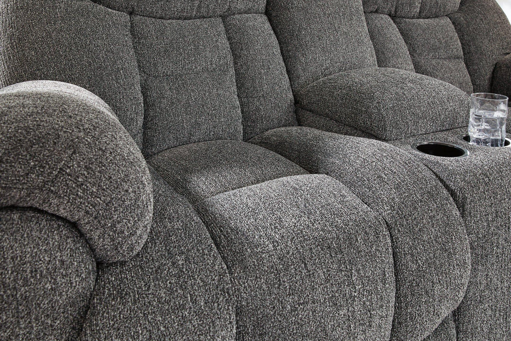 Foreside Reclining Loveseat with Console - BWO Furniture & Mattresses