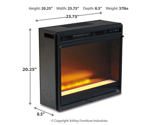 Entertainment Accessories Electric Fireplace Insert - BWO Furniture & Mattresses