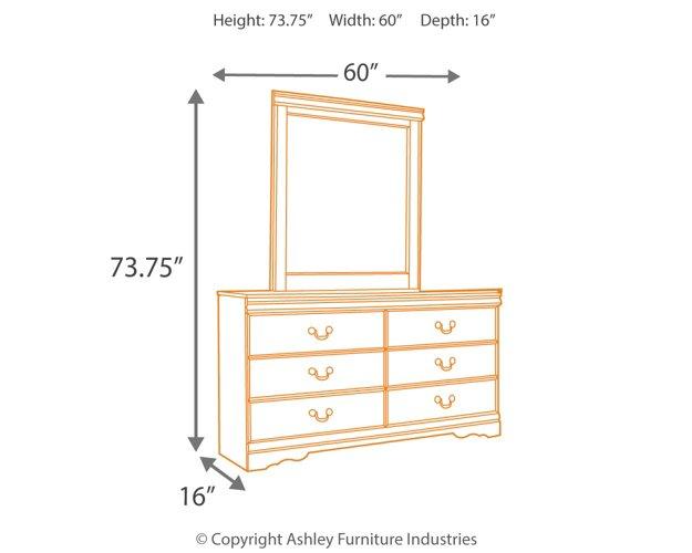 Huey Vineyard Dresser and Mirror - BWO Furniture & Mattresses