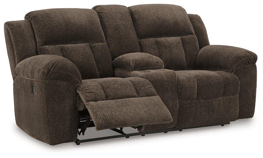 Frohn Reclining Loveseat with Console - BWO Furniture & Mattresses