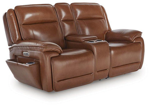 Healy Pier Power Reclining Loveseat with Console - BWO Furniture & Mattresses