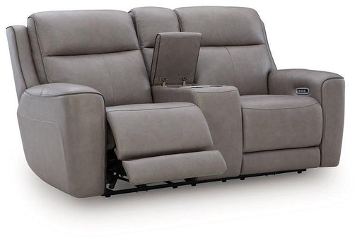 5Z-Comfort Power Reclining Loveseat with Console - BWO Furniture & Mattresses