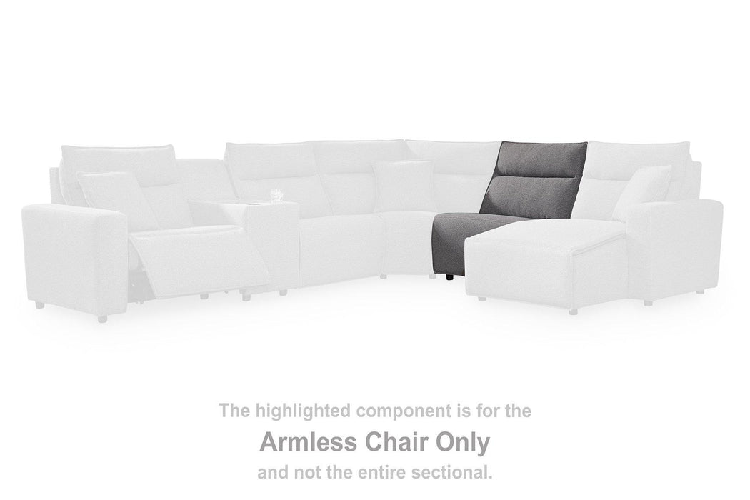 Modmax Reclining Sectional with Audio Console - BWO Furniture & Mattresses