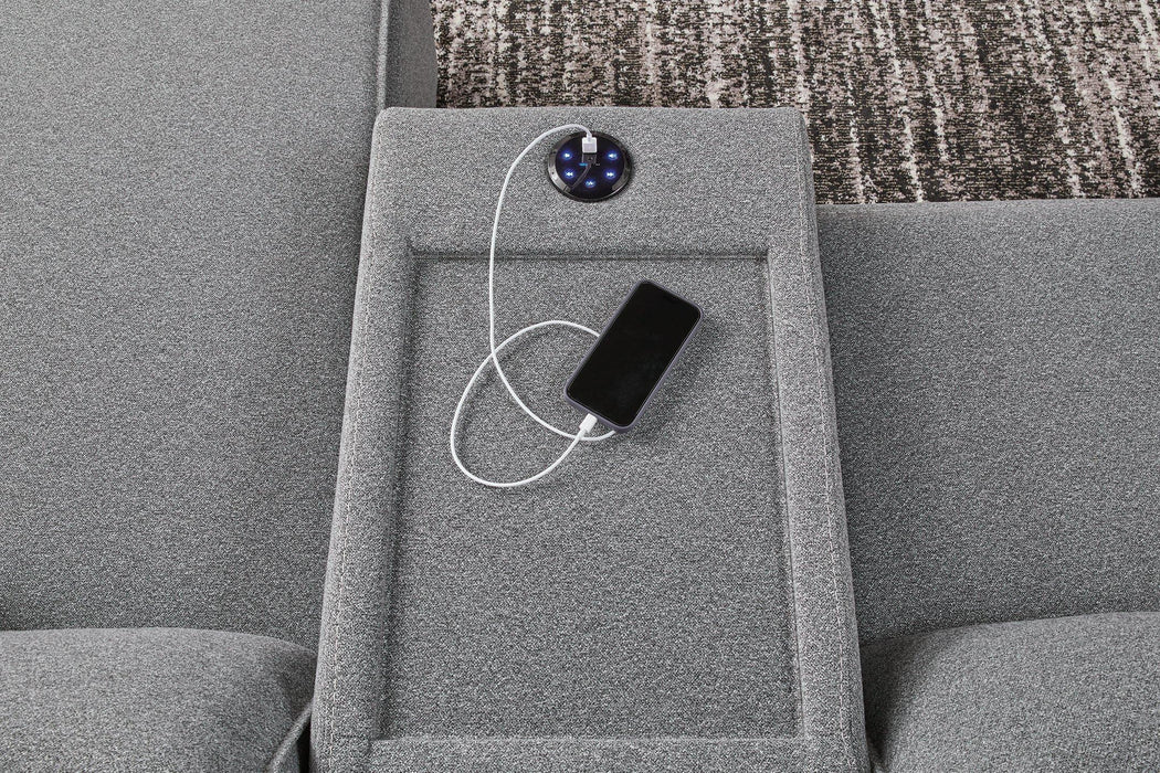 Modmax Power Reclining Sectional with Chaise - BWO Furniture & Mattresses