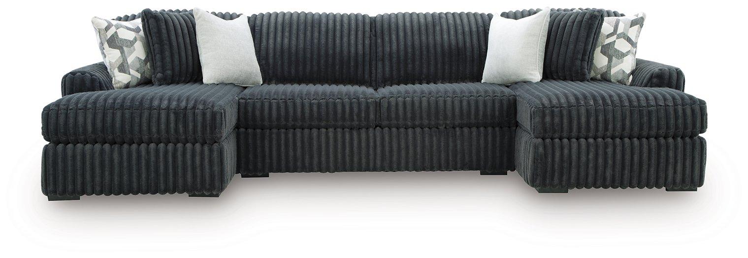 Midnight-Madness Sectional with Chaise - BWO Furniture & Mattresses