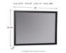 Danziar Bedroom Mirror - BWO Furniture & Mattresses