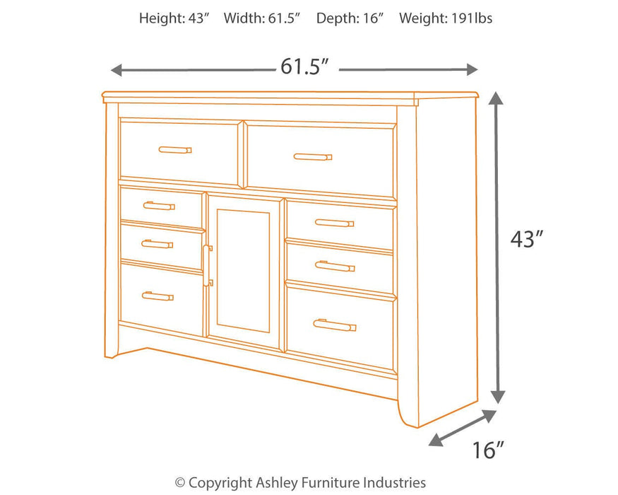 Juararo Dresser - BWO Furniture & Mattresses