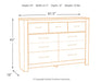 Bellaby Dresser - BWO Furniture & Mattresses