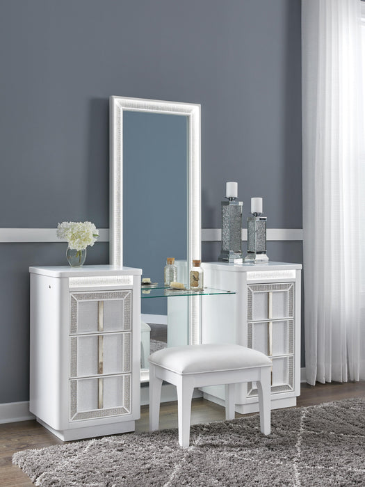 Chalanna Vanity with Mirror - BWO Furniture & Mattresses