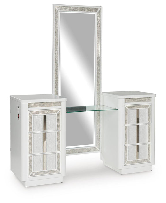 Chalanna Vanity with Mirror - BWO Furniture & Mattresses