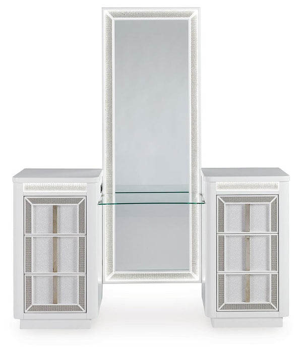Chalanna Vanity with Mirror - BWO Furniture & Mattresses