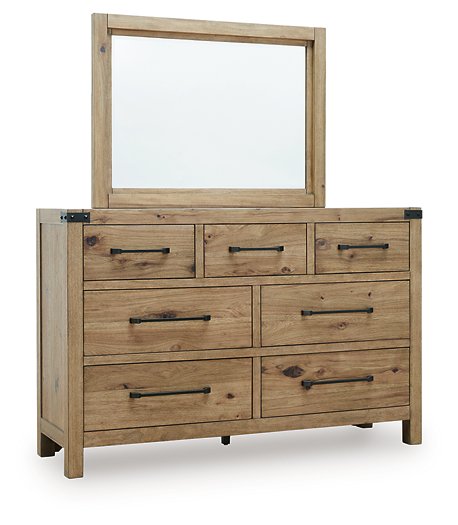 Ridgester Dresser and Mirror - BWO Furniture & Mattresses