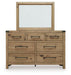 Ridgester Dresser and Mirror - BWO Furniture & Mattresses