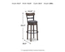 Caitbrook Bar Height Bar Stool - BWO Furniture & Mattresses