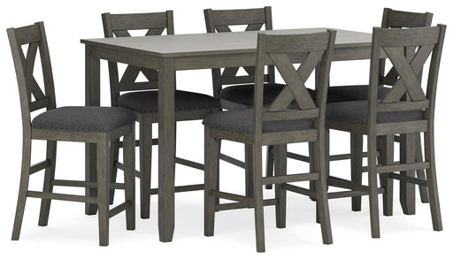 Caitbrook Counter Height Dining Table and Bar Stools (Set of 7) - BWO Furniture & Mattresses
