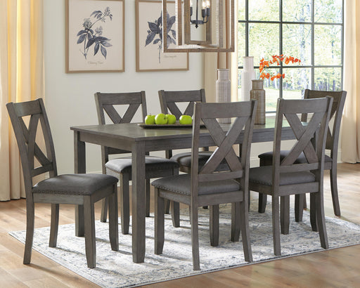 Caitbrook Dining Table and Chairs (Set of 7) - BWO Furniture & Mattresses