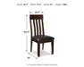 Haddigan Dining Chair Set - BWO Furniture & Mattresses